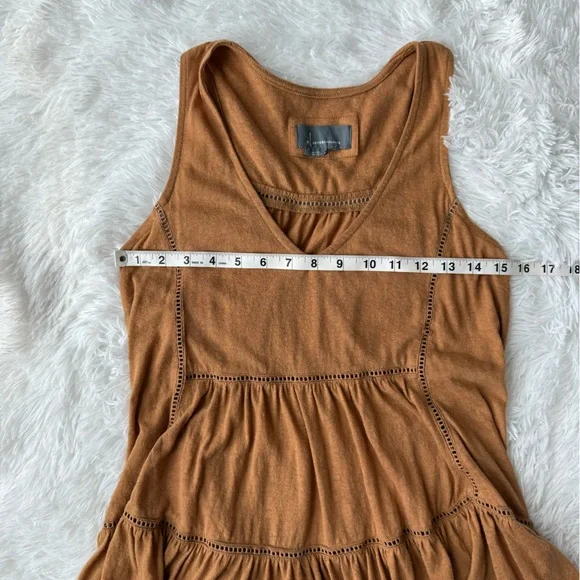 Anthropologie Tiered Ladder Lace Top - Picture 4 of 10